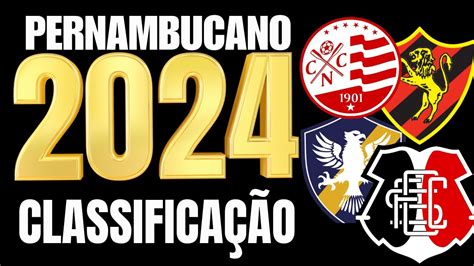 Tabela de Classificação: Campeonato Pernambucano 2024.